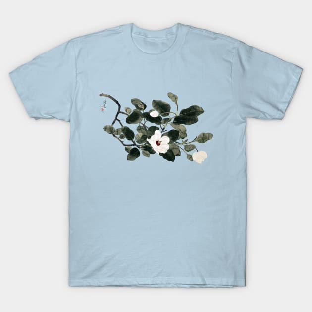 Flowering Magnolia Branch T-Shirt by UndiscoveredWonders